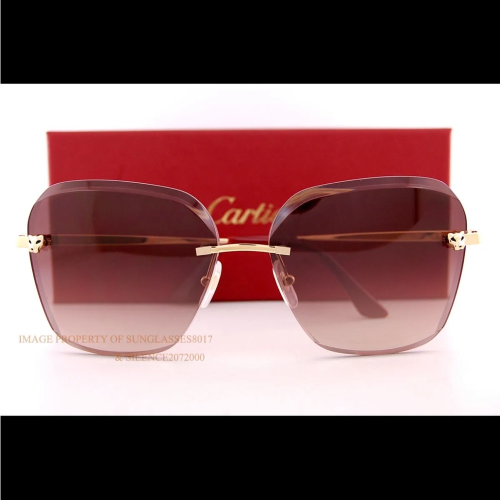 Cartier sunglasses / NWTs / Gold & Red / $1595.00 /// 💥💥TRADE💥💥